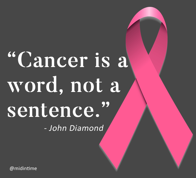 Cancer is a word, not a sentence.